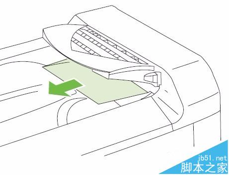 惠普HP CP6015激光打印机纸槽卡纸该怎么取出?