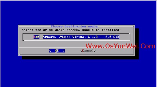 FreeBSD FreeNAS安装图解教程