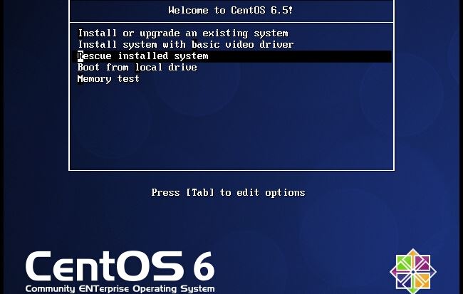 Centos6.8如何进入救援模式?