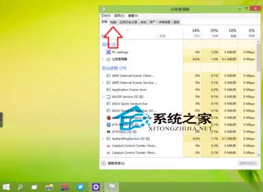 Win10任务管理器性能小窗口模式查看性能信息教程