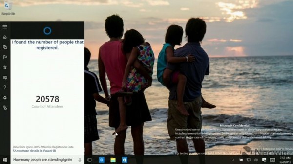 Win10新开始菜单和Cortana曝光    现场截图图赏