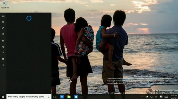 Win10新开始菜单和Cortana曝光    现场截图图赏