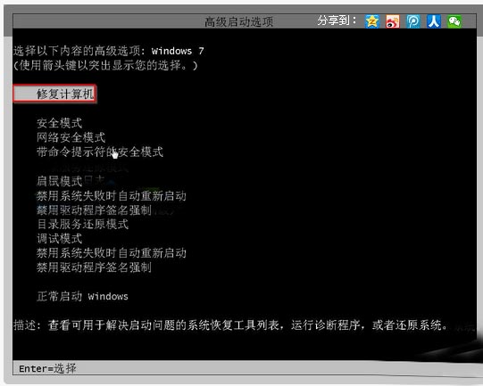 萝卜家园Win7旗舰版系统强制关机后无法启动的三种解决办法 