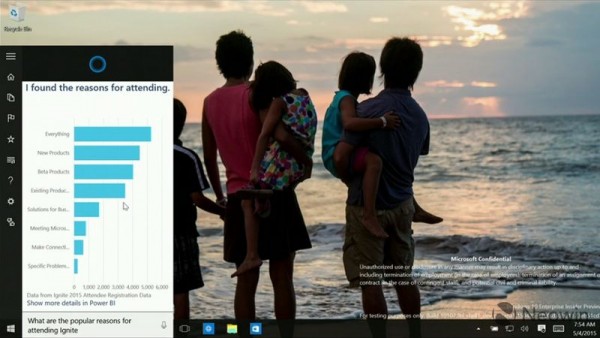 Win10新开始菜单和Cortana曝光    现场截图图赏