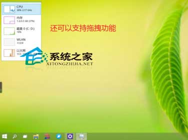 Win10任务管理器性能小窗口模式查看性能信息教程