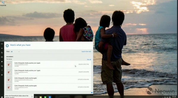 Win10新开始菜单和Cortana曝光    现场截图图赏